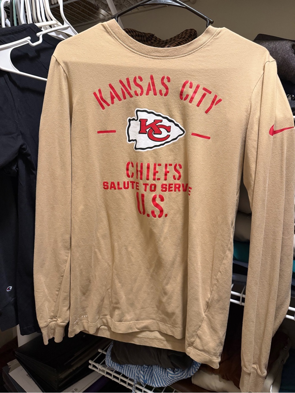 Nike 2019 Kansas City Salute to Service Tee